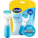 Scholl Velvet Smooth Wet & Dry Elektrisk Fotfil Blå Rui