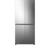 HISENSE PureFlat RQ5P470SAID Fridge Freezer - Silver Stainless Steel, Stainless Steel