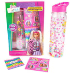 Barbie Extra Decorate Your Own Water Bottle Arts Crafts Activity Set Girls 3+