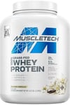 Muscletech - Grass-Fed 100% Whey Protein, Deluxe Vanilla - 2070g