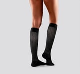 Mabs cotton knee black/grey l 1 par