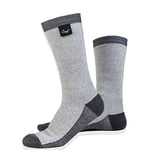 OTTERSHELL Chaussettes imperméables pour les activités de plein air le golf la course, le vélo, la randonnée la promenade, la promenade (Gris, L)