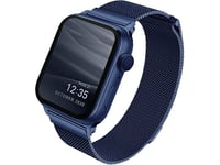 Uniq Uniq Dante Apple Watch Series 4/5/6/Se 40Mm Strap. Stainless Steel Blue/Marine Blue