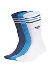 Adidas GN3074 SOLID CREW SOCK Socks unisex-adult white/true blue/crew navy 3134