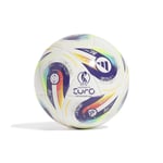 adidas Fotball Konektis Mini Women's EURO 2025 - Hvit/Lilla/Lucid Lemon, størrelse Ball SZ. 1