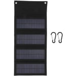 Sac pliable de panneau solaire 40 w, chargeur monocristallin pour camping, randonnée et charges d'urgence.