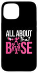 Coque pour iPhone 15 Cheerleading Funny All About That Base Cheer Leader Girls