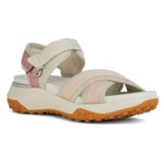 Geox D Sorapis + Grip A Sport Sandal, Light Sand Light Rose, 6.5 UK