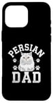 Coque pour iPhone 16 Pro Max Persian Dad Persian Long Hair