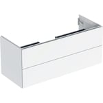 Geberit ONE 505.265.00.1 Kommode 120 x 47 cm, 2 skuffer, Hvit Blank