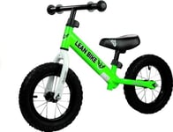 Lean Toys Bike Balance Bike Rocky Green Oppblåsbare Hjul