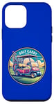 Coque pour iPhone 12 mini Golf Caddy Crew Poussette de vacances et chariot de golf