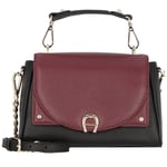 AIGNER Diadora sac à main en cuir 24 cm burgundy (133762-0506)