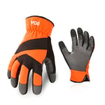 Vgo... 1 paire Gants de travail de sécurité, gants de résistance à l'abrasion, gants de mécanicien, gants de gréeur, travaux légers (PU7741)