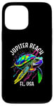 iPhone 13 Pro Max Jupiter Beach Florida USA Abstract Turtle Design Case