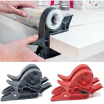 Wrap Buddies Bordsskiva Presentpappershållare Tejpdispenser Klipp -ge grey