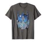 Transformers: Rise of the Beasts Optimus Face Graffiti Shot T-Shirt