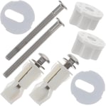 Vis et Boulons pour Abattant WC Kit de Fixation de Siège de Toilette Vis d et Charnières Universelles pour Cuvette de Toilettes