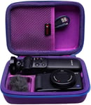 EVA Dur Étui pour Sony ZV-1F ZV-1 ZV-1 II Appareil Vlog Sony Protection Caméra(Violet)