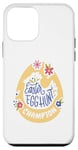 Coque pour iPhone 12 mini Champion de chasse aux œufs de Pâques – Motif œuf de Pâques pour garçons et filles