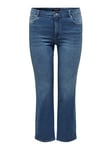 CARMAKOMA Jean Coupe Droite CARAUGUSTA Taille Haute Straight Fit Jeans Light Medium Blue Denim 50 32 Light Medium Blue Denim (US) 50 / L32