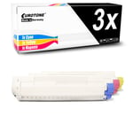 3x Eurotone Toner XXL for OKI MC-862-DN MC-861-DN MC-862-CDXN