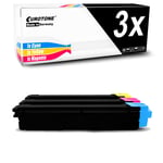 3x Toner for Kyocera M6230cidn M6230cidnt Cyan Magenta