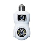 WiFi 1080P Light Socket Bulb Security Camera Floodlight Night Vision1033