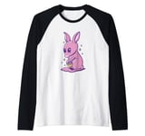 Cute Bilby Easter Eggs Raglan Baseball Tee