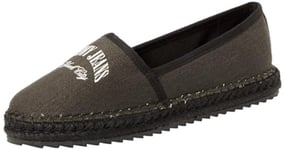 Tommy Jeans Femme TJW Varsity Espadrille EN0EN02470, Noir (Black), 39 EU