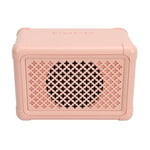 ((Pink)Mini Karaoke Machine With 2 Wireless Microphones Portable S