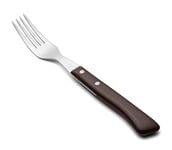 Arcos Couteaux de Table - Fourchette à Steak - Acier Inoxydable 18/10 et 200 mm - Manche Bois Comprimé Couleur Brun