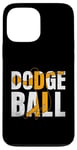 Coque pour iPhone 13 Pro Max Dodgeball Joueur Dodge Ball Game