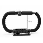 Video Action Stabilizing Handle Grip C Shaped Handheld Sponge Camera Stabilizat