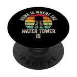 Home is where the Water Tower is ,Glbrt Gilbert Arizona PopSockets Adhesive PopGrip