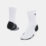 Chaussettes mi-hautes Project Rock ArmourDry™ Playmaker unisexes Blanc / Noir / Mauve Gemini M