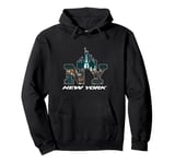 New York City Skyline | New York Statue of Liberty Pullover Hoodie