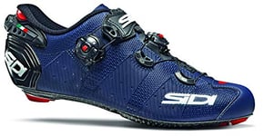 SIDI Shoes Wire 2 Matt Carbon, Mens, Cycling Scape, Matte Blue Black, 47 EU