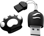 Cle USB 64 Go pour Cadeau Clé USB 2.0 Grande Capacité-MéTal Mini Clef USB MéMoire Externe,Cles USB Pen Drive Portable Flash Drive e Stockage des Données pour Cadeaux aux éTudiants,Noir.[Y542]