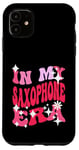 Coque pour iPhone 11 In My Saxophone Era Music Band pour femmes et enfants