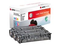 Agfaphoto - 3-Pack - Gul, Cyan, Magenta - Kompatibel - Tonerkassett (Alternativ För: Hp 305A, Hp Ce411a, Hp Ce412a, Hp Ce413a, Hp Cf370am) - För Hp Laserjet Pro 300 M351, 400 M451, Mfp M375, Mfp M475