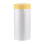 23m Pre-Taped Masking Film Masking Tape Roll For House Painting Cover