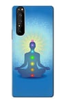 Bhuddha Aura Chakra Balancing Healing Case Cover For Sony Xperia 1 III