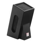 Richardson Sheffield R164HSRC58846 Knife Block with Brush Insert Unequipped Black, 15.5 x 11.5 x 26 cm