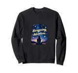 Stargazing Adventure Explore the Night Sky in Nature Sweatshirt