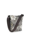 Ceannis Small Shoulder Bag Flower Linen Khaki