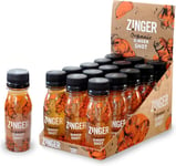 Zinger ginger shot (Pack of 15 x 70ml). Organic plant based shot with 18.4g of 