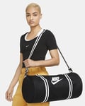 Nike HeritageDuffel Bag (30L) Black White DB0492-010