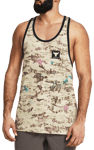 T-paita Under Armour Project Rock Camo Graphic Tank 1383226-273 Koko S