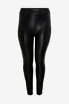 Only Carmakoma - Leggings carRool Coated Legging - Svart